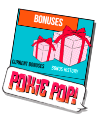 Pokie Pop bonus history page