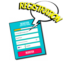 How to register and what data are needed to start the game Registration and data entry